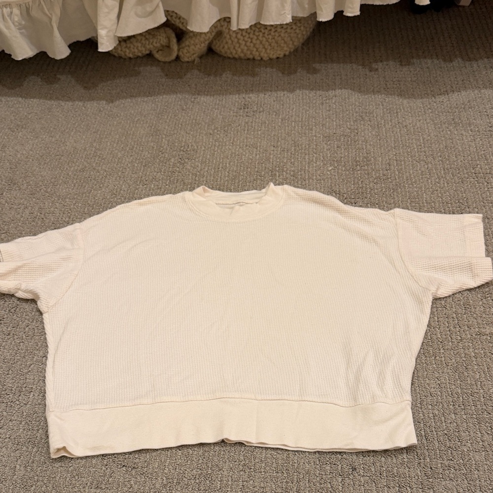 Madewell Cream Short Sleeve Tee